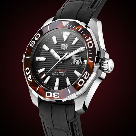 tortoise shell watch|aquaracer calibre 5 automatic watch.